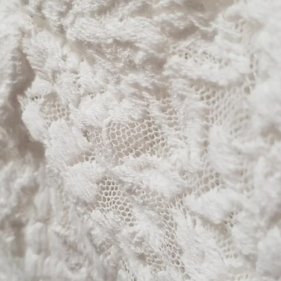 White Women Lace Sleeveless Pullover Tops, Ladies Tank Tee‎ Blouse T shirt - Picture 5 of 7